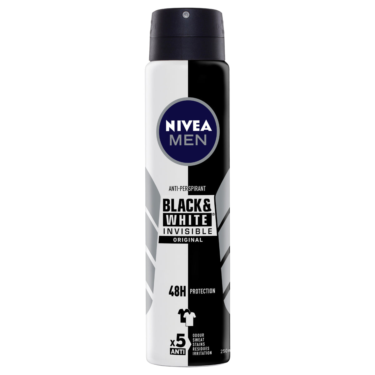 NIVEA NIVEA MEN Black & White Invisible Original Aerosol 250ml