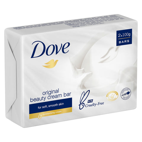 DOVE Beauty Cream Bar Original Soap 200 GR 2 Bars