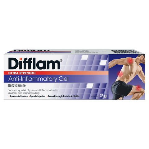 Difflam Extra Strength Anti-Inflammatory Gel 75g