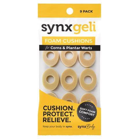 Synxgeli Foam Cushions for Corn & Plantar Warts