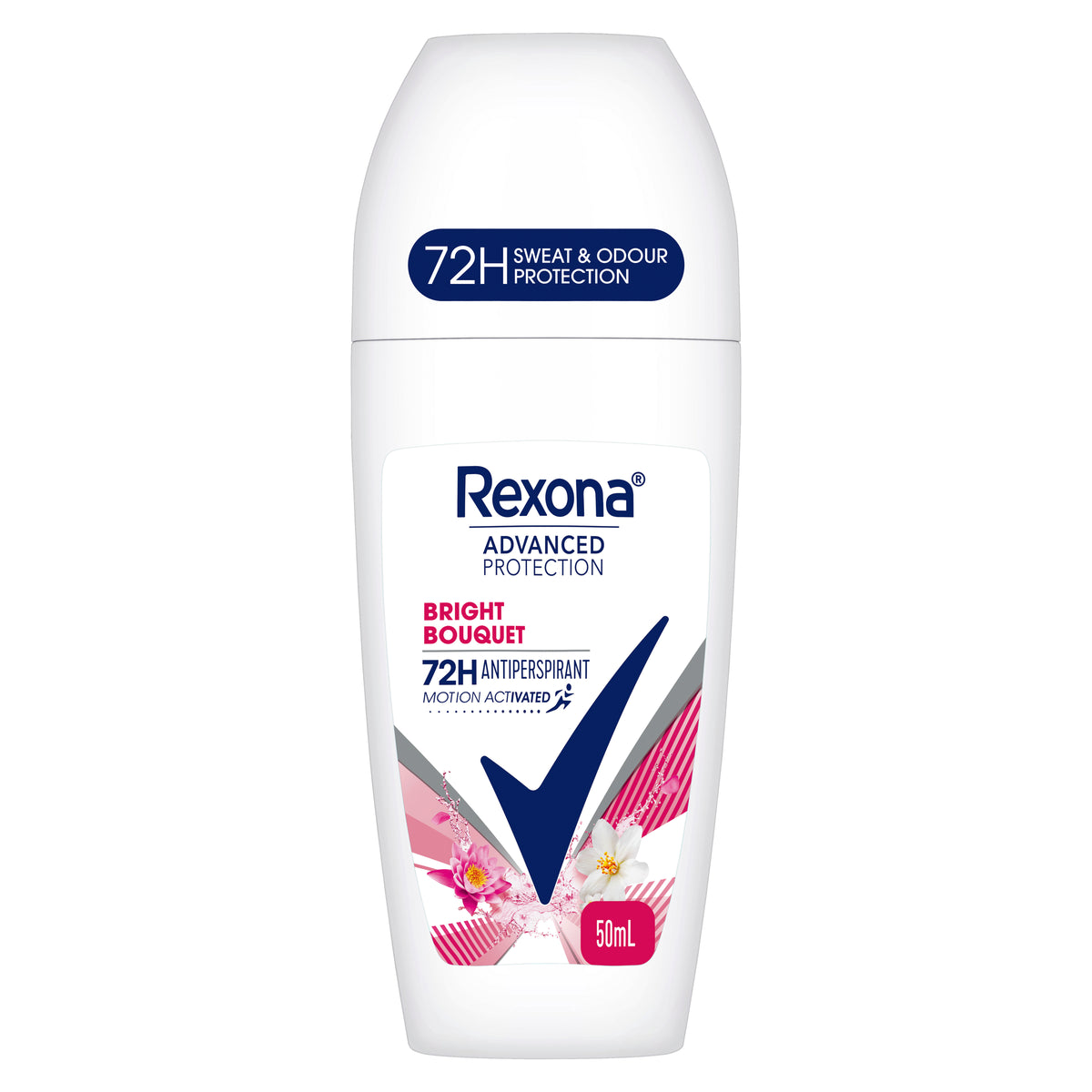 Rexona Women 72H Advanced Roll On Antiperspirant Deodorant Bright Bouquet 50 ML