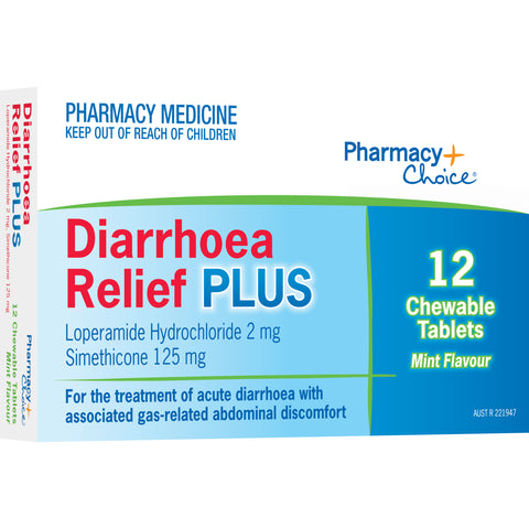 PC Diarrhoea Relief PLUS 12 Tablets