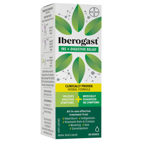 Iberogast IBS + Digestive Relief Clinically Proven Herbal Liquid 50mL