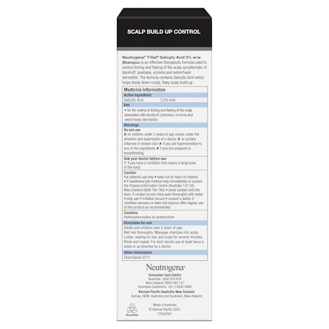 Neutrogena Theraputic Gel Therapeutic Shampoo 200mL