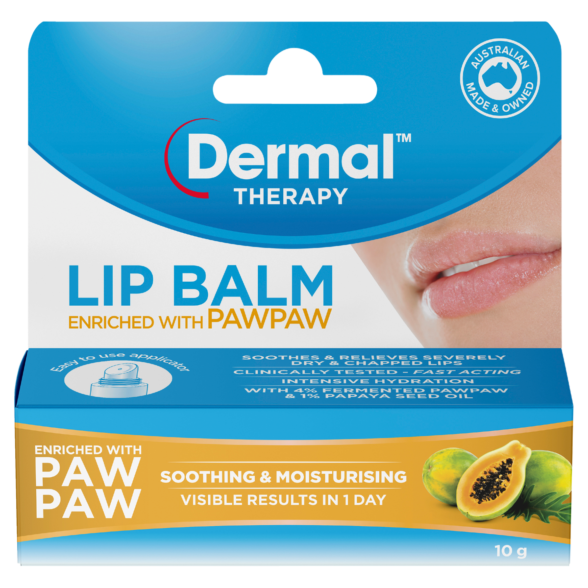 Dermal Therapy Lip Balm Enriched with PawPaw 10g