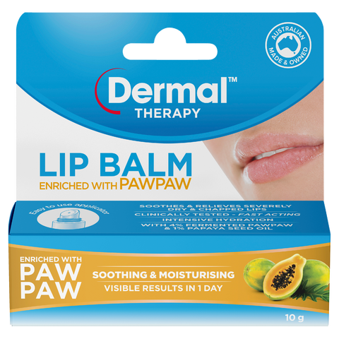Dermal Therapy Lip Balm Enriched with PawPaw 10g