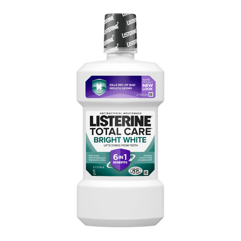 Listerine Total Care Bright White Mouthwash 1 Litre