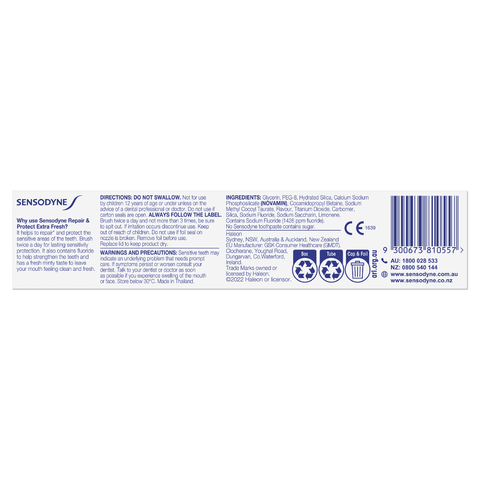 Sensodyne Repair & Protect Extra Fresh Toothpaste 100g