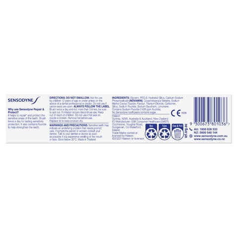 Sensodyne Repair & Protect Sensitivity Toothpaste 100g