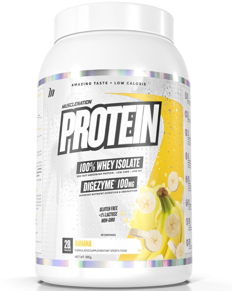 Muscle Nation Protein Isolate Banana 990g