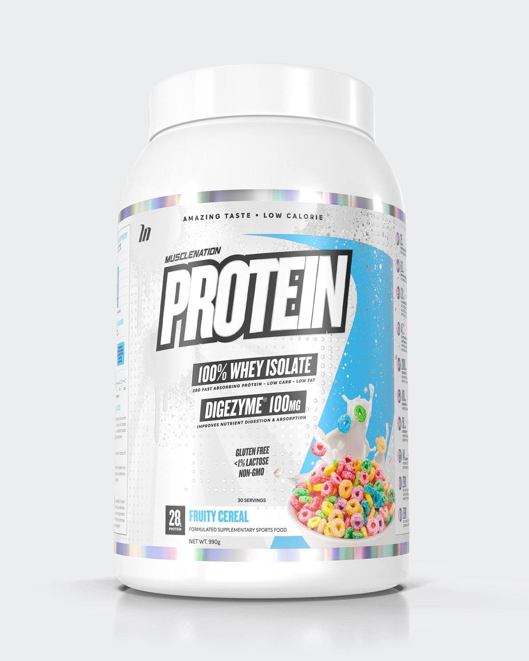 Muscle Nation Protein Isolate Fruity Cereal 990g