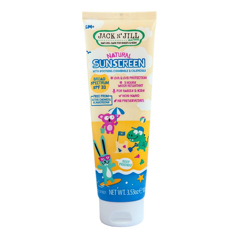JACK N' JILL Natural Sunscreen (Babies & Kids) SPF 30 UVA & UVB Broad Spectrum 100g