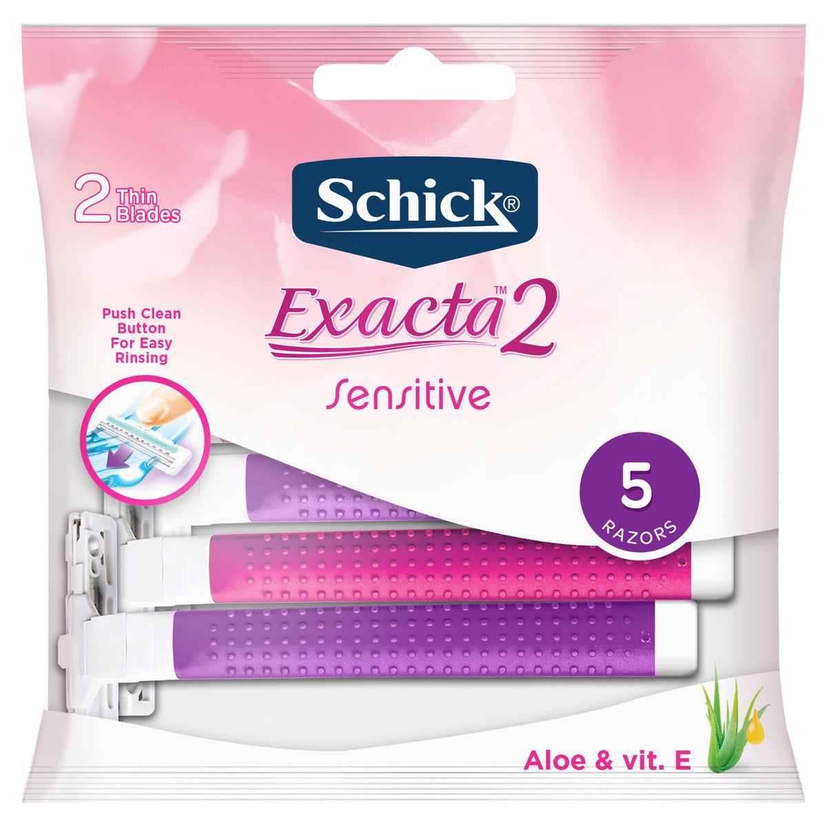 Schick Exacta 2 For Women 5 Pack