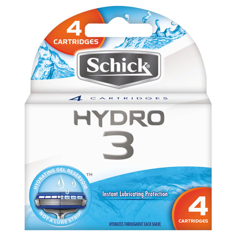 Schick Hydro 3 Blades Refill 4 Pack