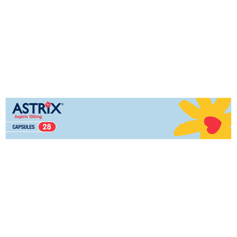 Astrix Aspirin 100mg 28 Capsules