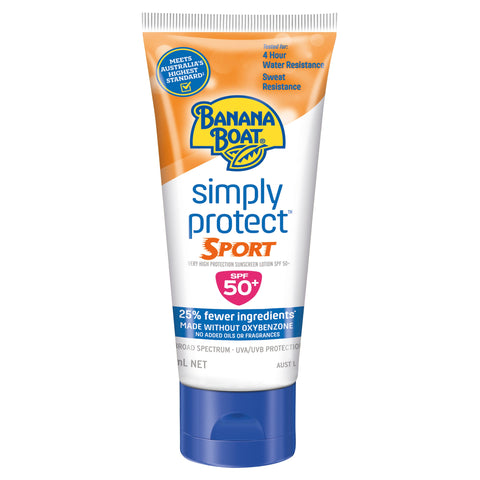 Banana Boat Simply Protect Sport Sunscreen Lotion SPF 50+ 100mL