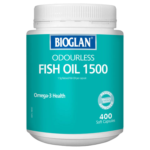 Bioglan Odourless Fish Oil 1500mg 400S