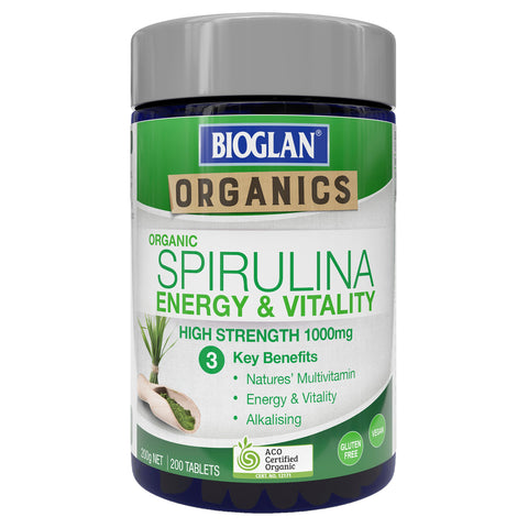 Bioglan Spirulina 1000mg 200 Tablets