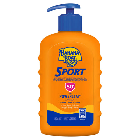 Banana Boat Sport Sunscreen Lotion SPF 50+ 400g