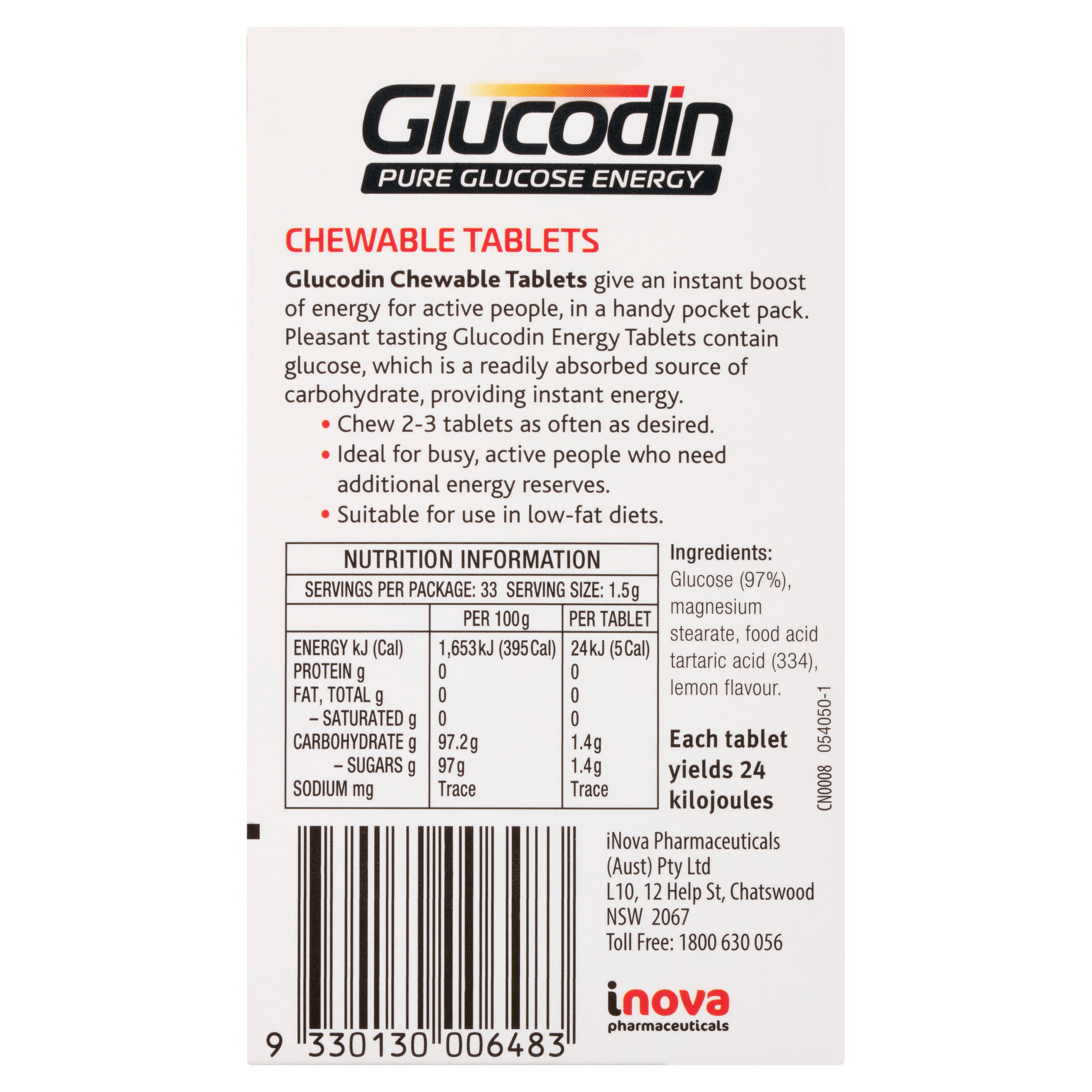 Glucodin Tab 50g