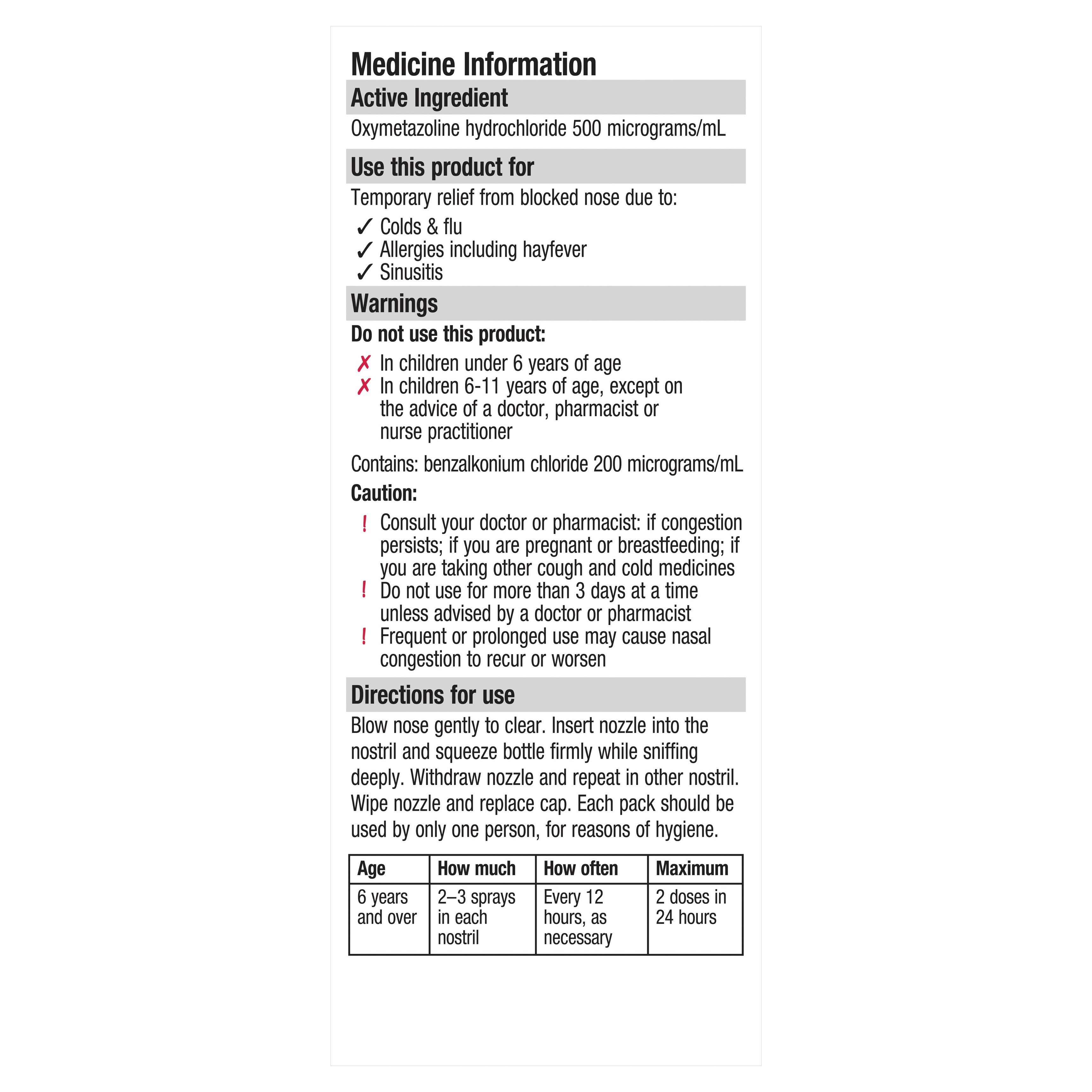 Drixine NSpry Adt 15ml
