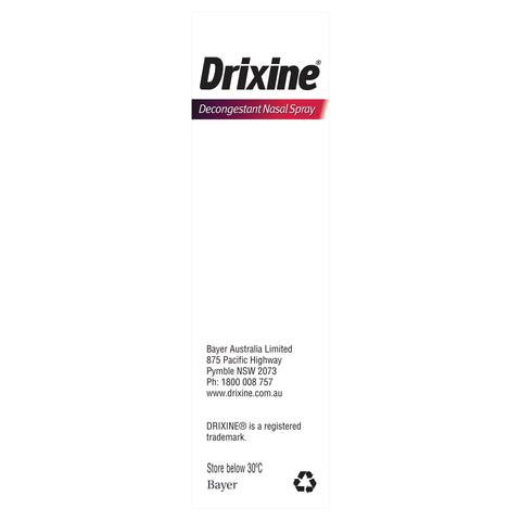 Drixine 12 Hour Relief Decongestant Nasal Spray 15mL