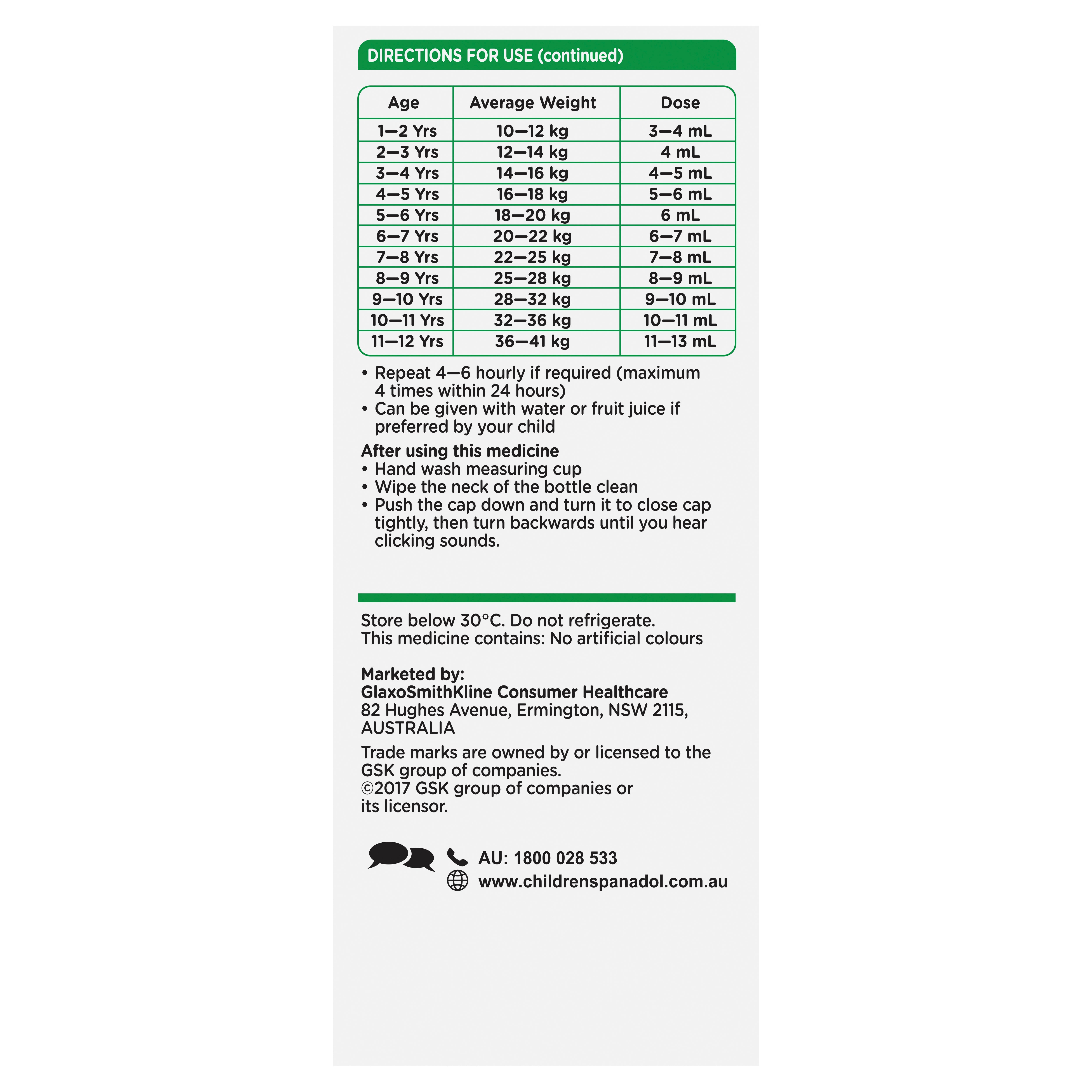 Panadol Elix 5-12yrs 200ml