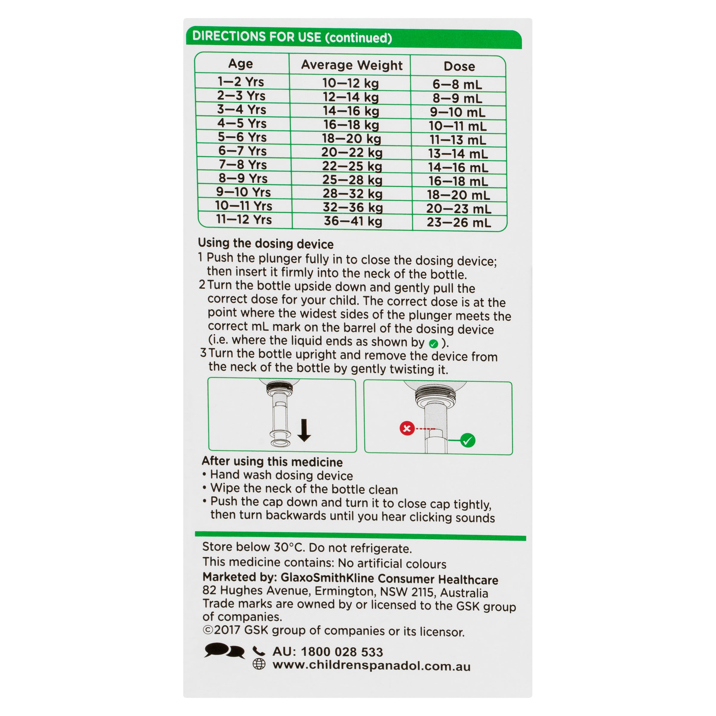 Panadol Chld 1-5 C/Fr Orng 200ml