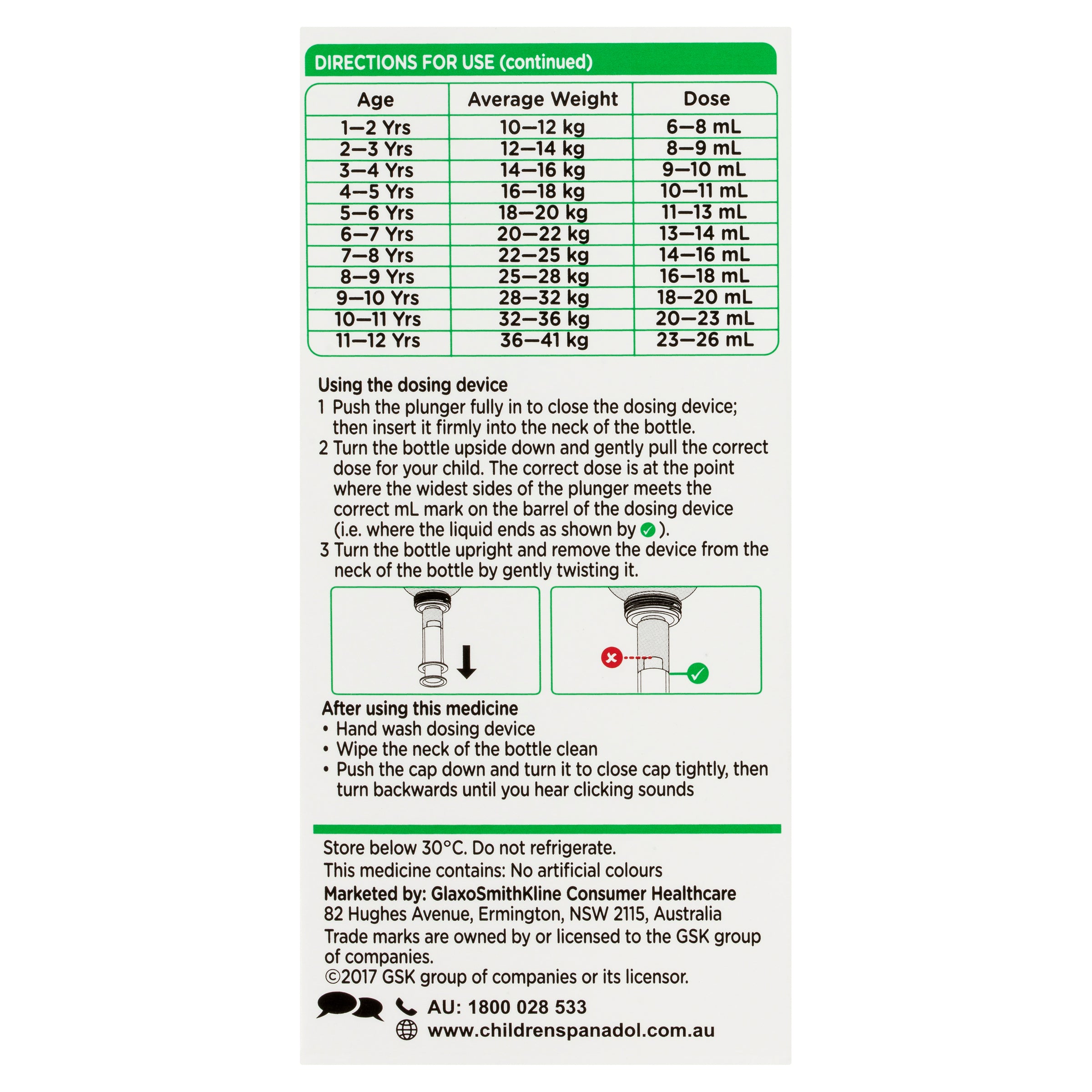 Panadol Chld 1-5 C/Fr Strawb 100ml