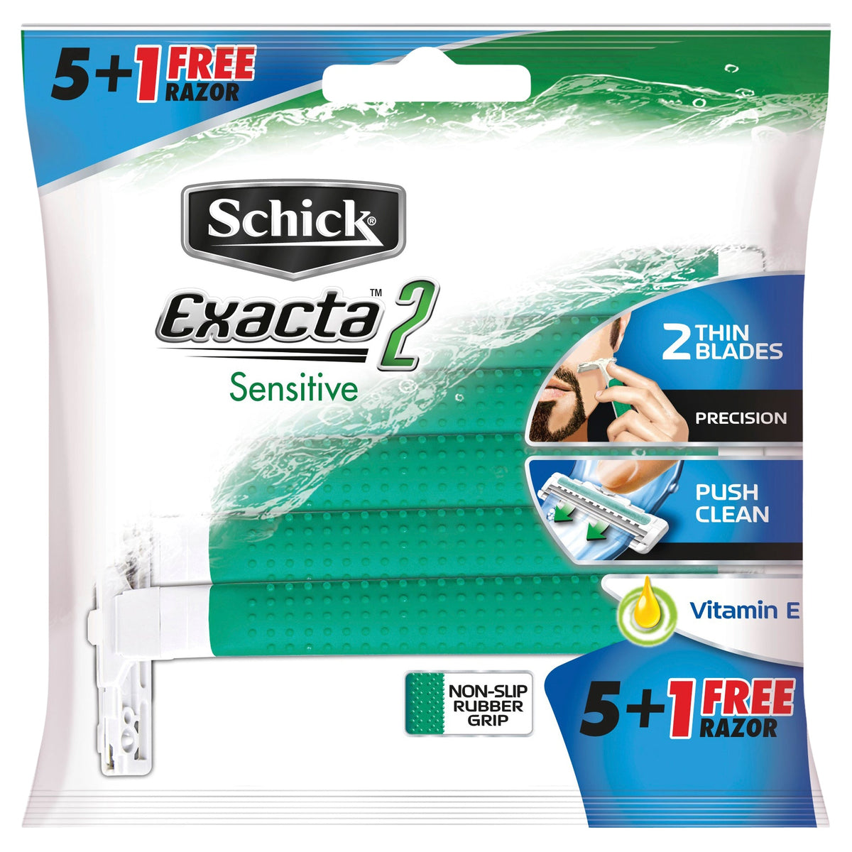 Schick Exacta 2 Sensitive 5 +1 Free