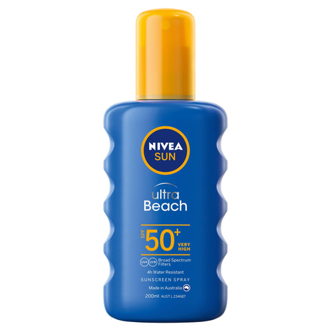 NIVEA Ultra Beach Sunscreen Spray SPF50+ 200ml