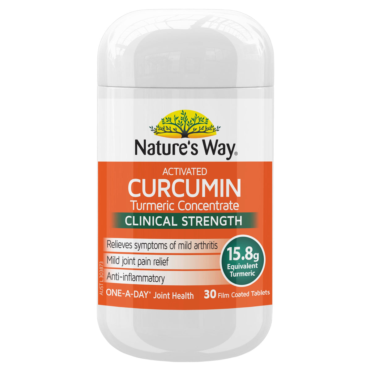 Nature's Way Activated Curcumin 30 Tablets