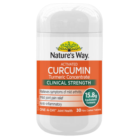 Nature's Way Activated Curcumin 30 Tablets