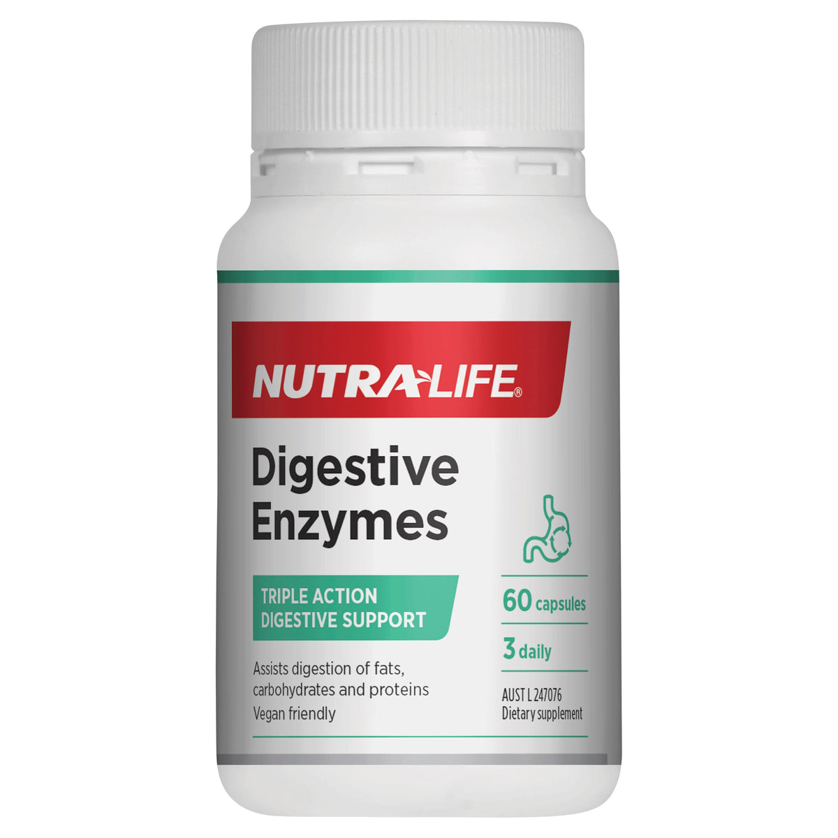 Nutra-Life Digestive Enzymes 60 Capsules