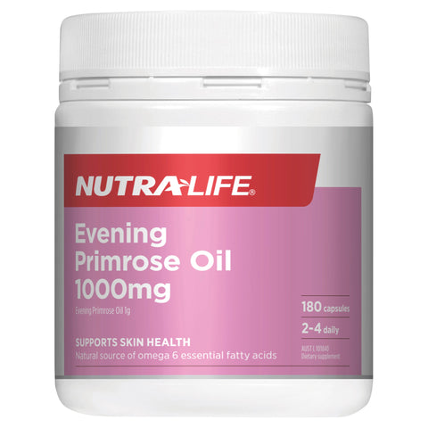 Nutra-Life Evening Primrose Oil 1000mg 180 Capsules