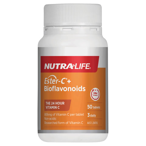 Nutra-Life Ester-C 1000mg + Bioflavonoids 50 Tablets