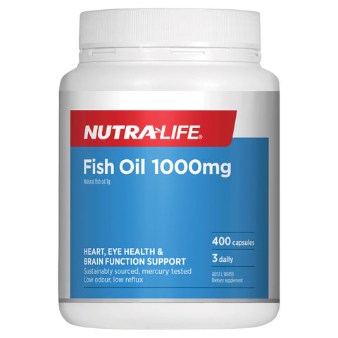 Nutra-Life Fish Oil 1000mg 400 Capsules