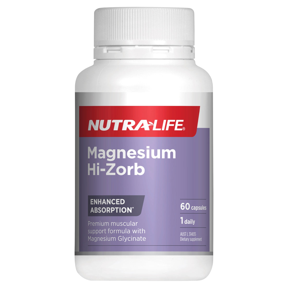 Nutra-Life Magnesium Hi-Zorb 60 Capsules