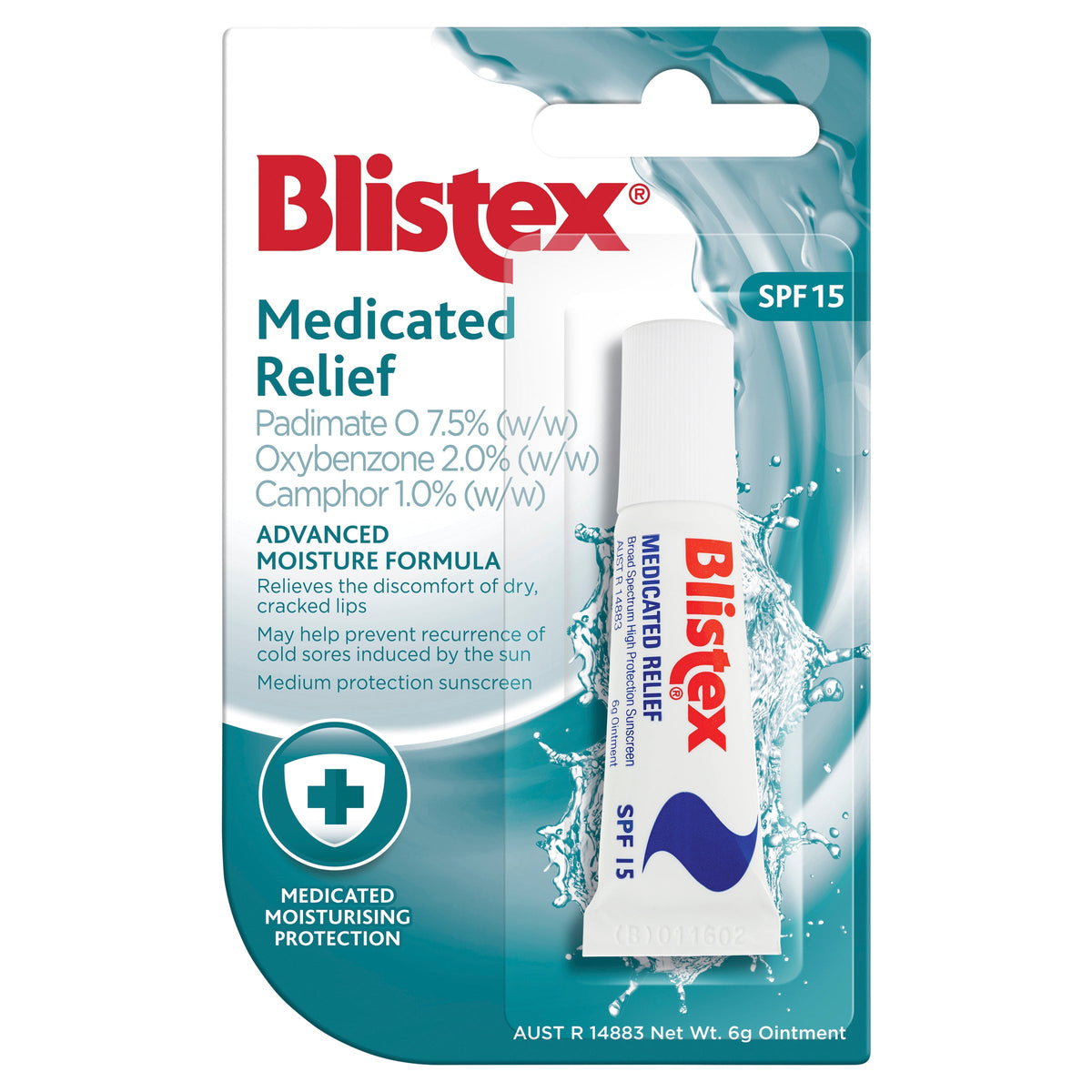 Blistex Medicated Relief SPF15 6.0 g