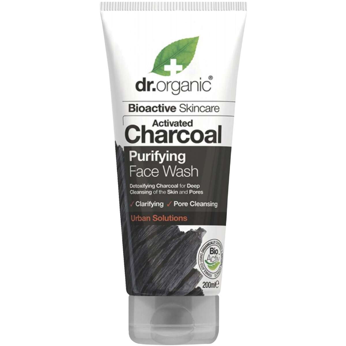 DR ORGANIC Face Wash Activated Charcoal 200ml