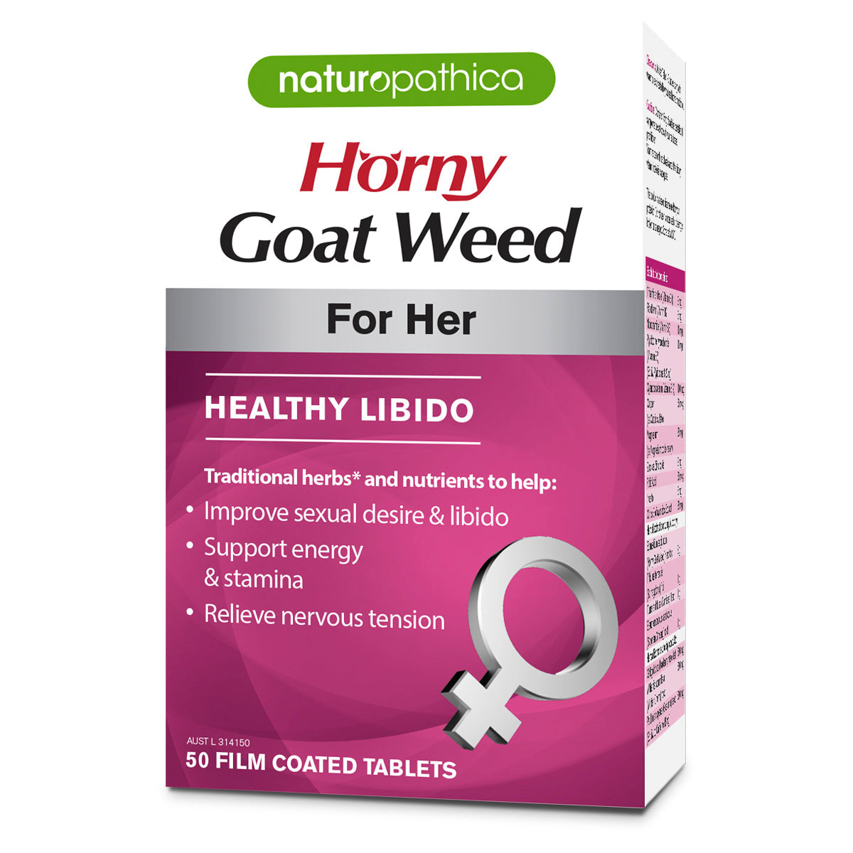 Horny Goat Weed For Her  50 Tablets