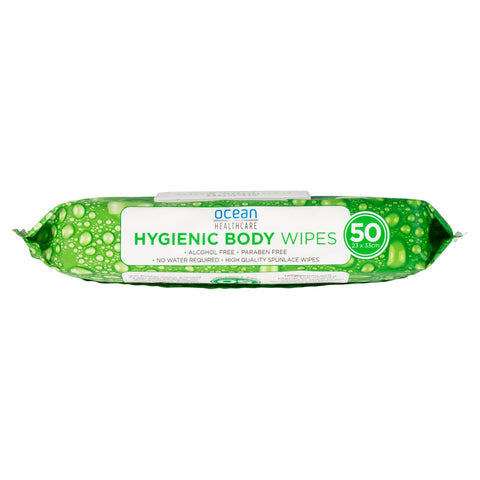 Ocean Healthcare Hygienic Body Wipes 50 Pack