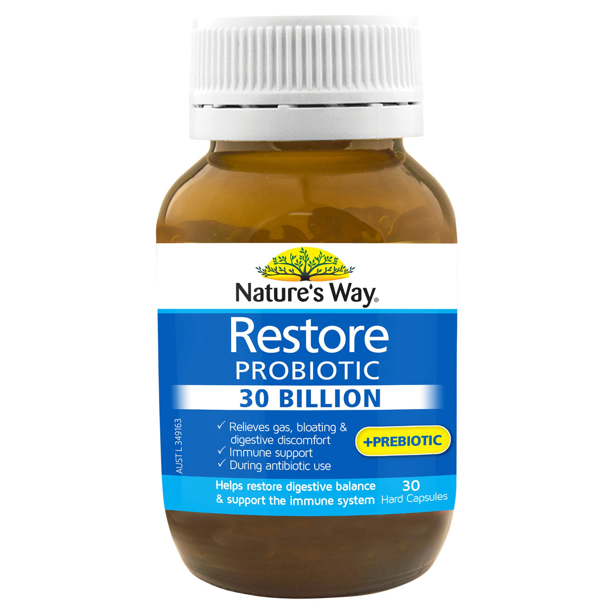 Nature's Way Restore Probiotic 30 Billion 30 Capsules