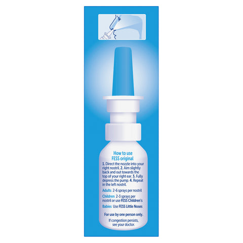 FESS Original Nasal Saline Spray 2 x 75 mL