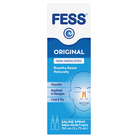 FESS Original Nasal Saline Spray 2 x 75 mL