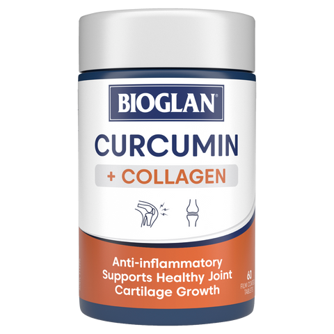 Bioglan Curcumin Plus Collagen For Joints 60 Tablets