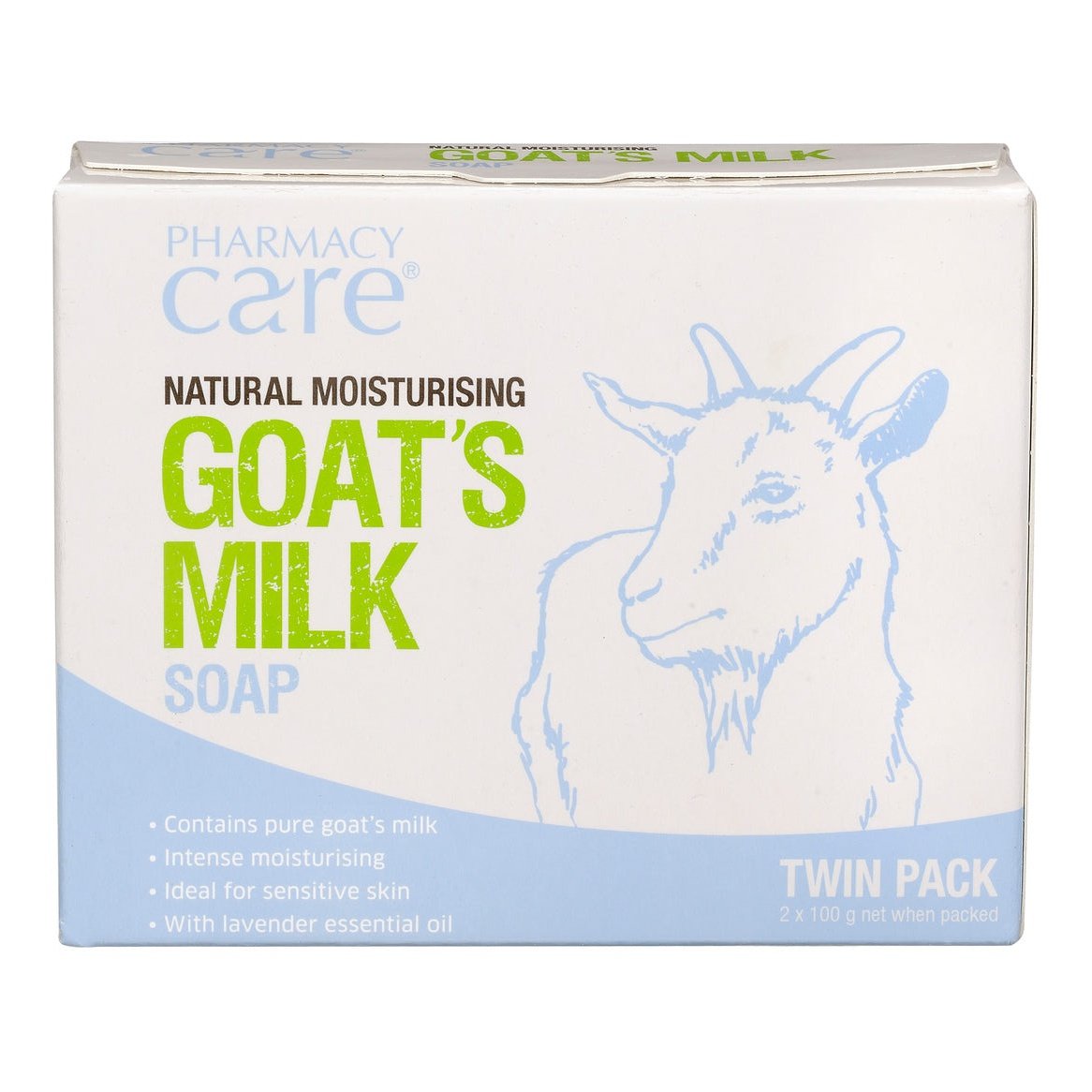 Pharmacy Care Goats Milk Soap Twin Pack