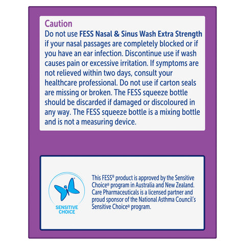 Fess Nasal&Sinus Wash Ext Rlf RF 24