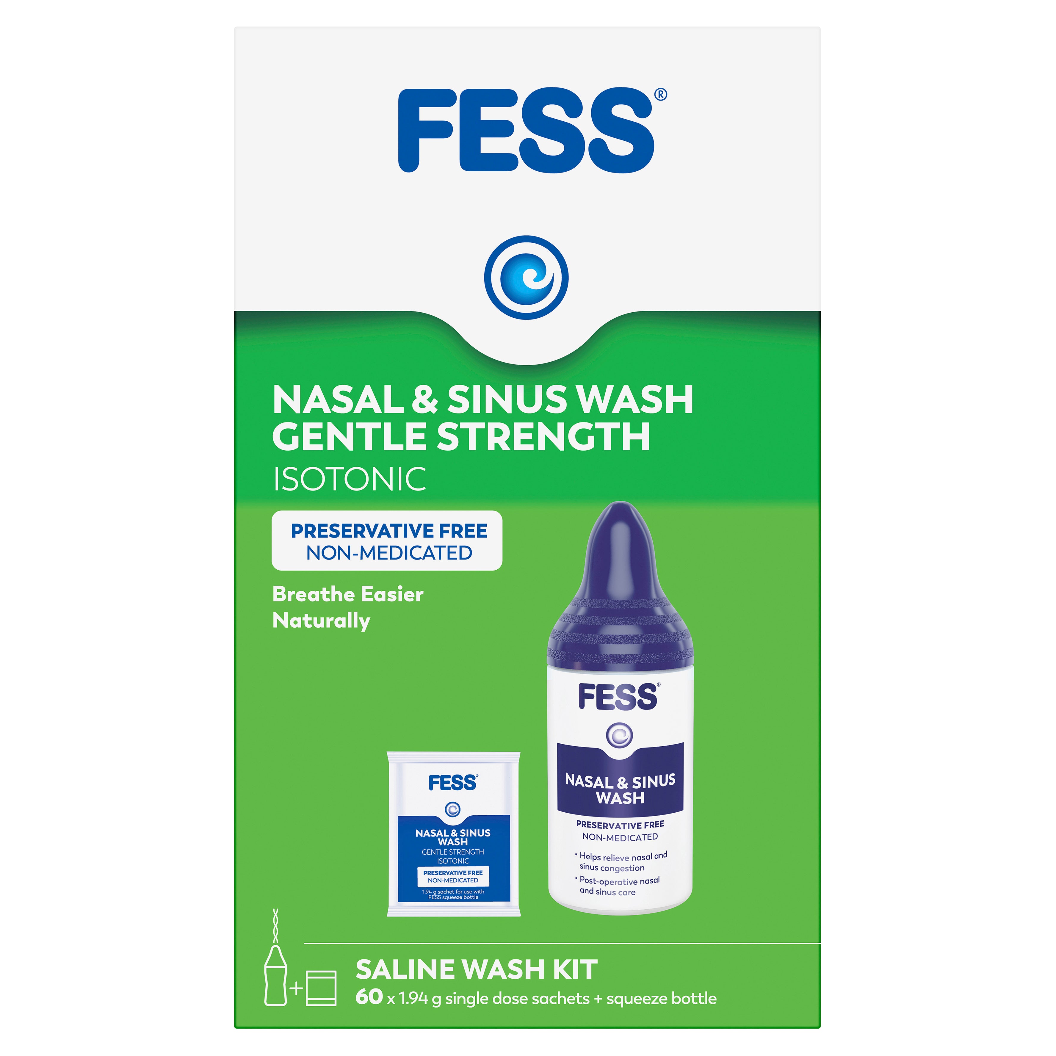 Fess Sinu Clns Iso Wash Kit 60