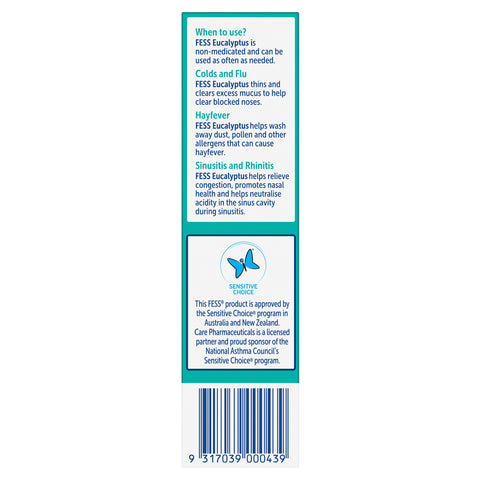 FESS Nasal Saline Spray Eucalyptus 30mL